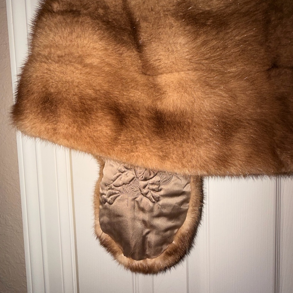Vintage Ralph Rupley Brown Mink Wrap Stole- 
🩷Nice Condition For Its Age🩷 - Picture 10 of 16